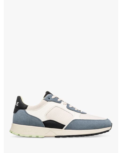 CLAE White Joshua Lace Up Trainers for men