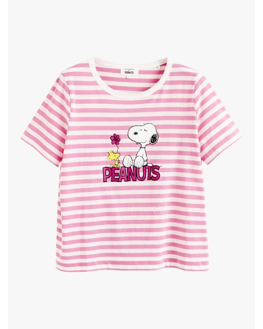 Chinti & Parker Pink Peanut Stripe T-shirt