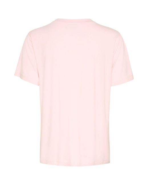 Kaffe Pink Frida Short Sleeve Casual Fit T-shirt