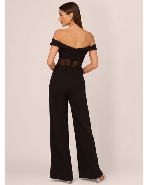 Adrianna Papell Natural Adrianna By Knit Crepe Jumpsuit