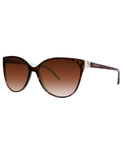 Tiffany & Co Brown Tf4089b Cat's Eye Sunglasses