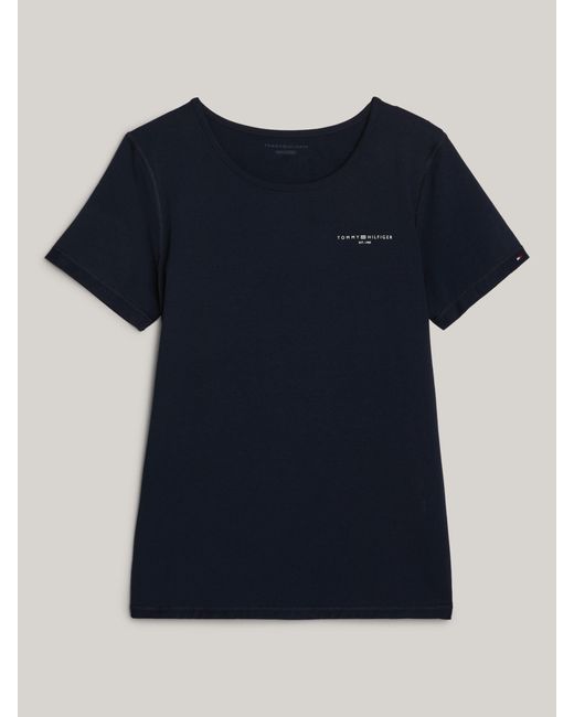 Tommy Hilfiger Blue Adaptive Organic Cotton T-shirt