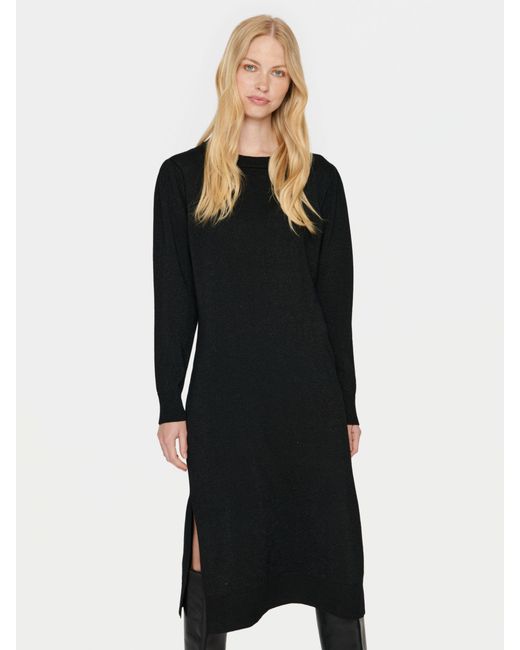 Saint Tropez Black Kila Shimmer Dress