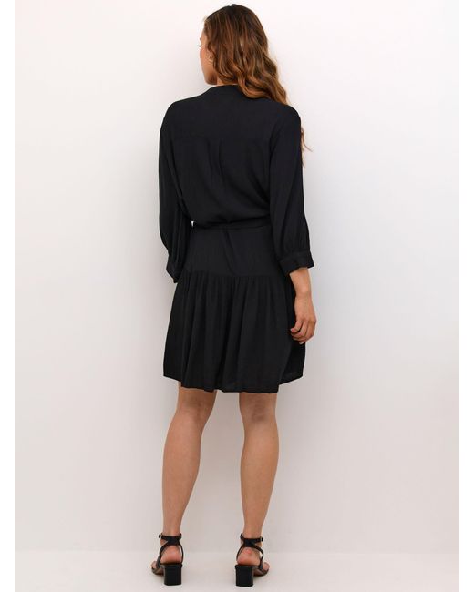 Soaked In Luxury Black Zaya 3/4 Sleeve Mini Dress