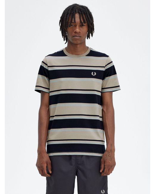 Fred Perry Multicolor Stripe T-shirt for men