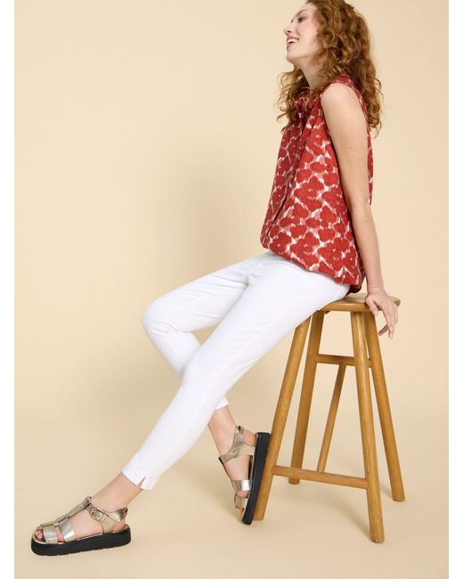 White Stuff Natural Cropped Janey Jeggings