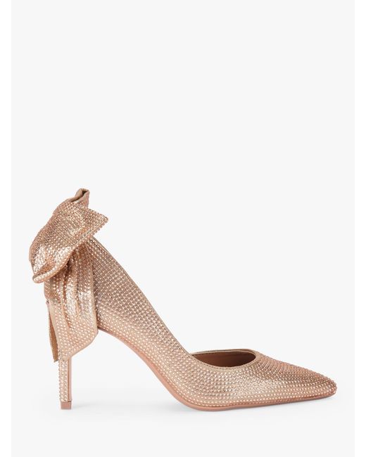 Carvela Kurt Geiger Pink Lovebird Bow Court Shoes