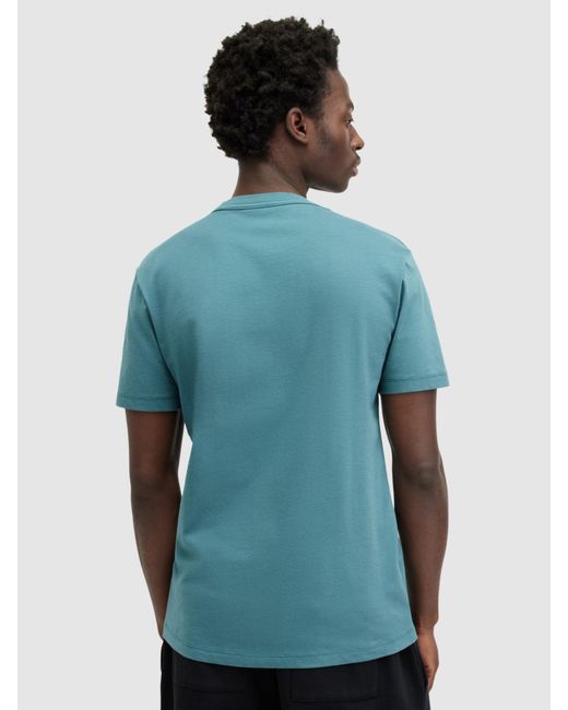 AllSaints Blue Brace Crew T-shirt for men
