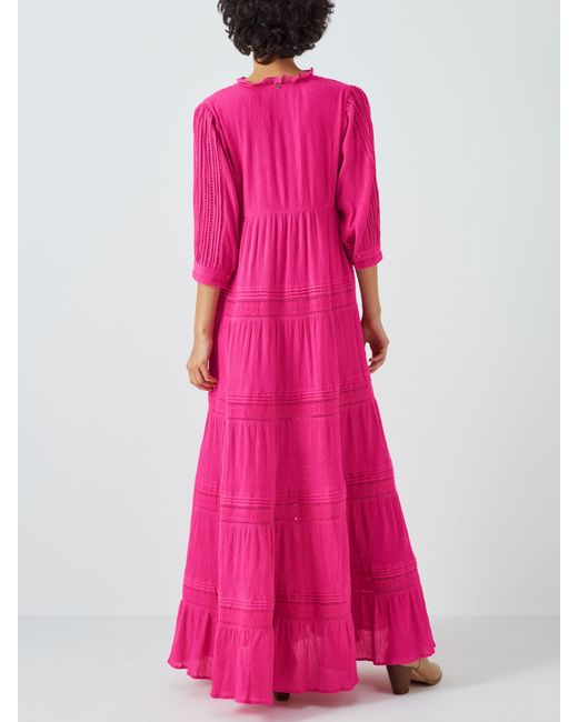FABIENNE CHAPOT Pink Kira Maxi Dress