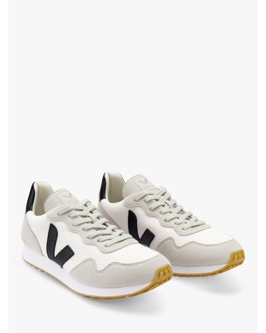 Veja White Lace Up Trainers for men