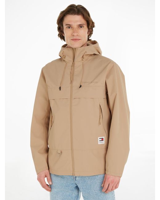 Tommy Hilfiger Natural Tommy Jeans Tech Outdoor Chicago Jacket for men