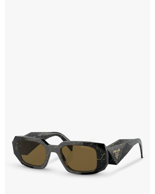 Prada Multicolor Pr 17ws Rectangular Sunglasses