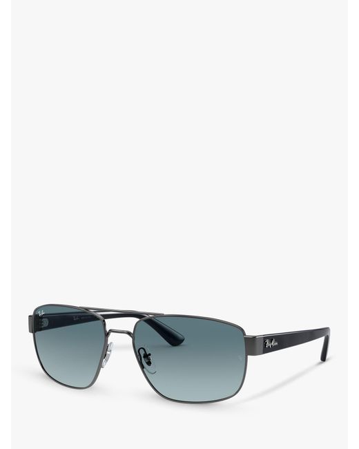 Ray-Ban Gray Rb3663 Irregular Sunglasses for men