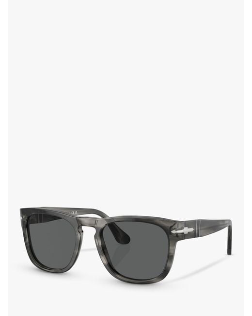 Persol Gray Po3333s Elio Square Sunglasses