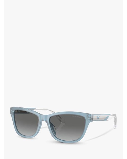 Emporio Armani Gray Ea4227u Rectangular Sunglasses