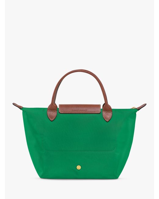 Longchamp Green Le Pliage Original Small Top Handle Bag