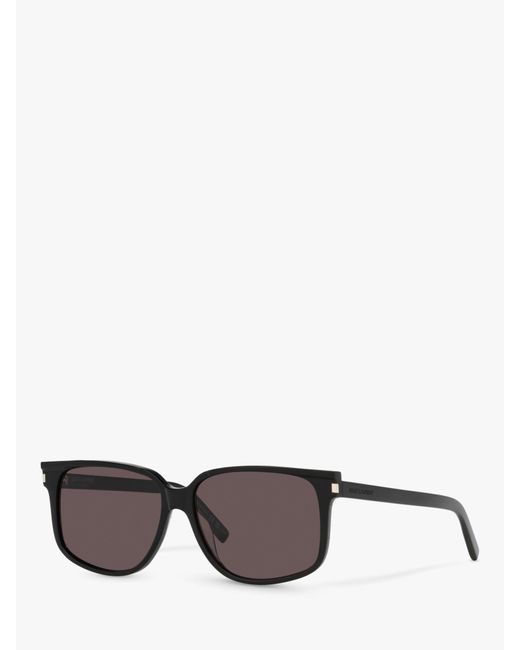 Saint Laurent Gray Ys000476 Square Sunglasses for men