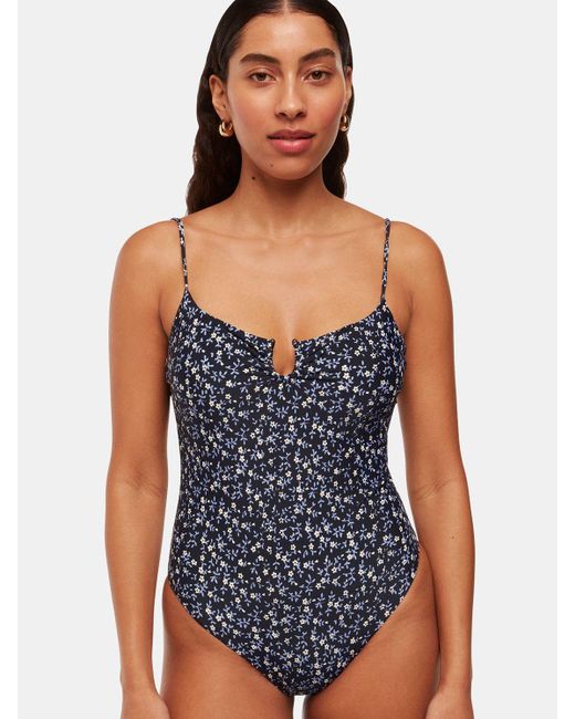 Whistles Blue Forget Me Not Swimsuit