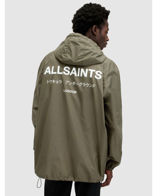 AllSaints Natural Underground Longline Jacket for men