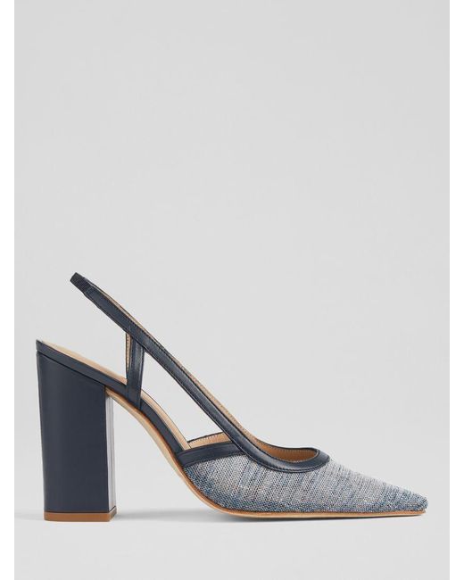 LK Etta Slingback Court Shoes in Metallic Lyst UK