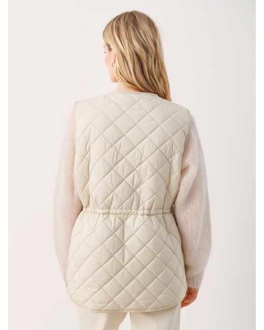 Part Two Natural Caris Quilted Gilet