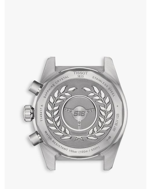 Tissot Metallic Pr516 Chronograph Bracelet Strap Watch for men