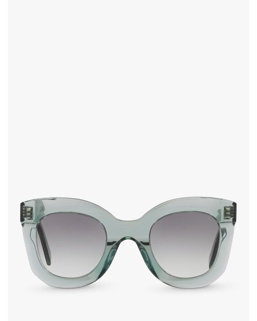 Céline Gray Cl4005in Chunky Square Sunglasses