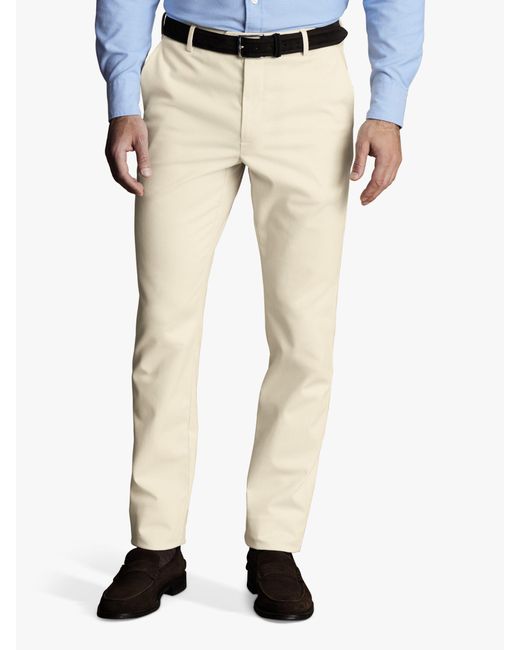 Charles Tyrwhitt Natural Classic Fit Ultimate Non-iron Chinos for men