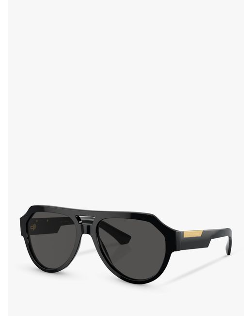 Dolce & Gabbana Gray Dg4466 Aviator Sunglasses for men