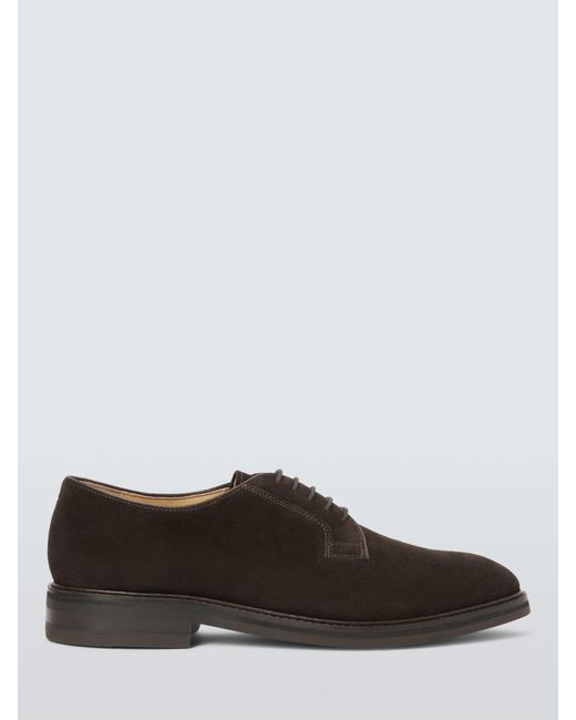 John Lewis White Suede Ivy Lace Up Shoes for men