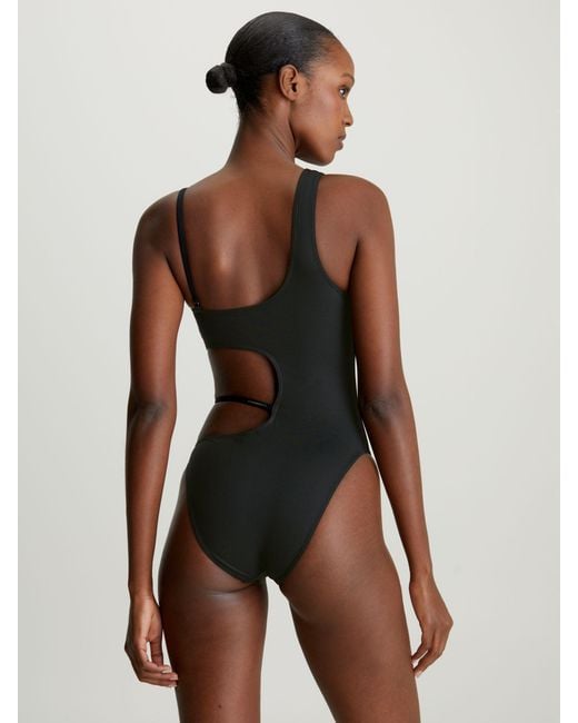 Calvin Klein Black Cut Out Swimsuit