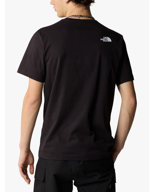 The North Face Black Short Sleeve Wood Dome T-shirt for men