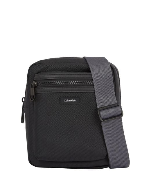 Calvin Klein Black Essential Messenger Bag for men