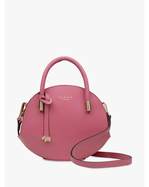 Radley London Womens Royal Ascot Small Zip Around Grab Womens Bags Top-handle bags Pink 