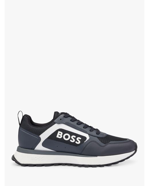 Boss Blue Boss Jonah Running Logo Trainers for men