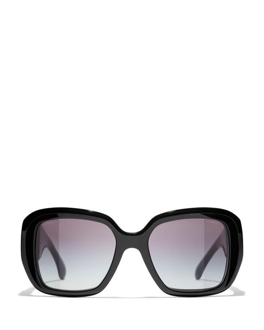 Chanel Square Sunglasses Ch5512 Black/lilac Gradient