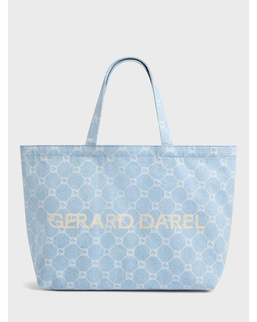 Gerard Darel Blue Lolita Tote Bag