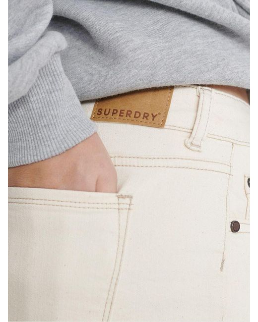 Superdry Gray Cut Off Shorts