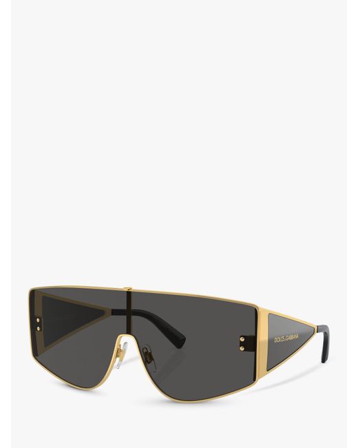 Dolce & Gabbana Gray Dg2305 Irregular Sunglasses for men