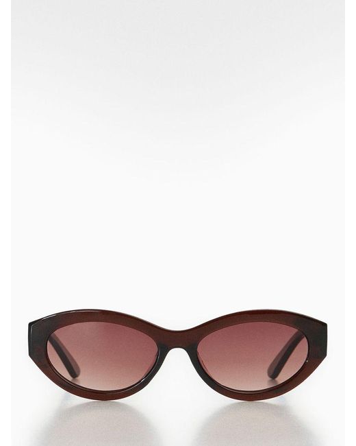 Mango Pink Marina Oval Sunglasses
