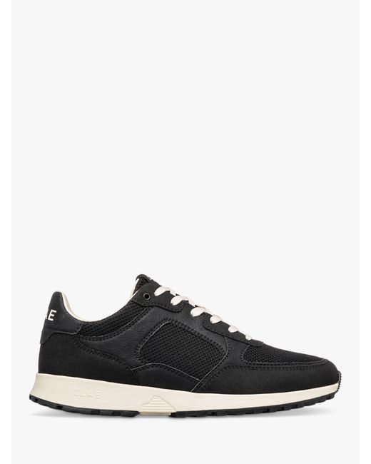 CLAE Black Joshua Lace Up Trainers for men
