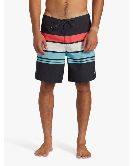 Quiksilver Blue Everyday Stripe Swim Shorts for men