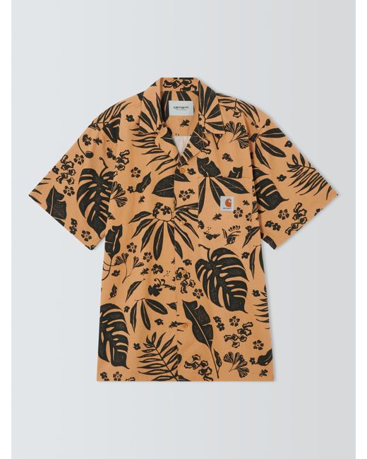 Carhartt Multicolor Short Sleeve Woodblock Shirt for men