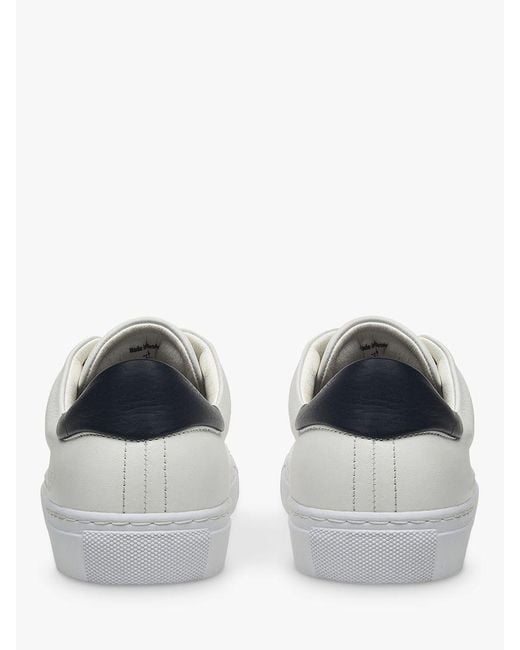 Radley White Malton 2.0 Leather Lace-up Trainers