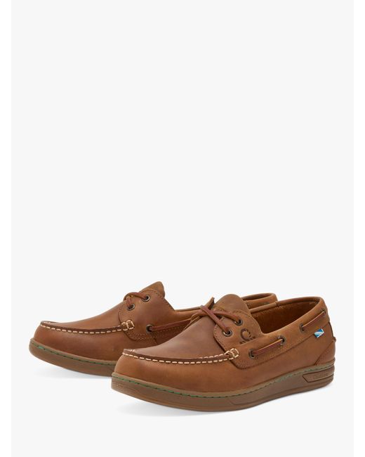 Chatham Brown Deck Button G2 Shoes for men