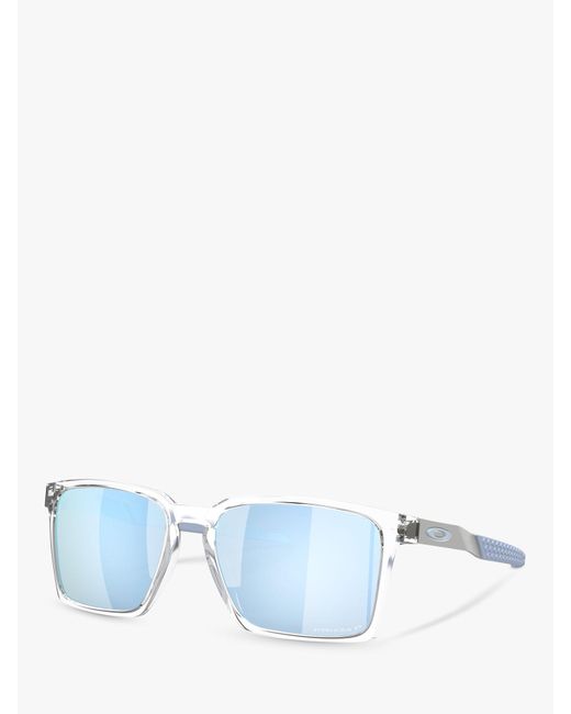 Oakley Blue Oo9483 Polarised Rectangular Sunglasses for men