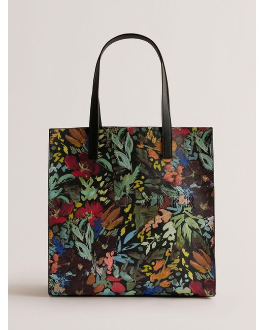 Ted Baker Natural Beikon Painted Meadow Large Icon Bag