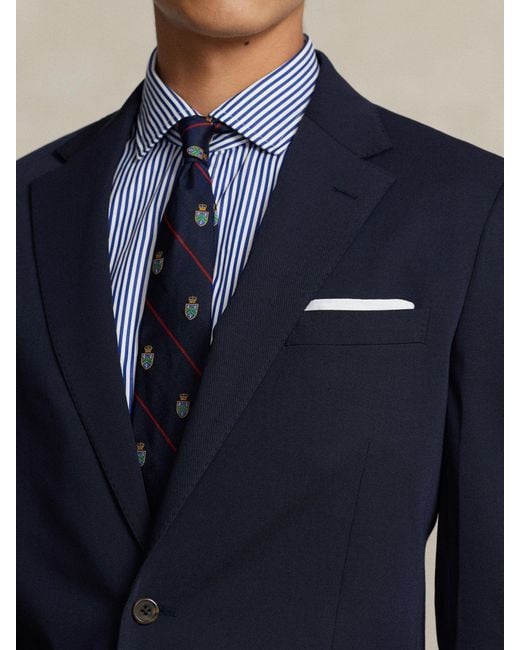 Ralph Lauren Blue Polo Tailored Fit Suit Jacket for men