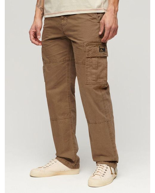 Superdry Natural Organic Cotton Baggy Cargo Pants for men