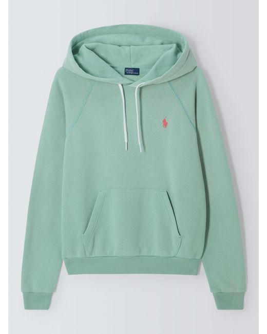 Ralph Lauren Green Polo Embroidered Logo Hoodie